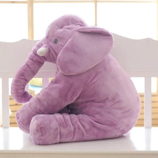 purple elephant pillow